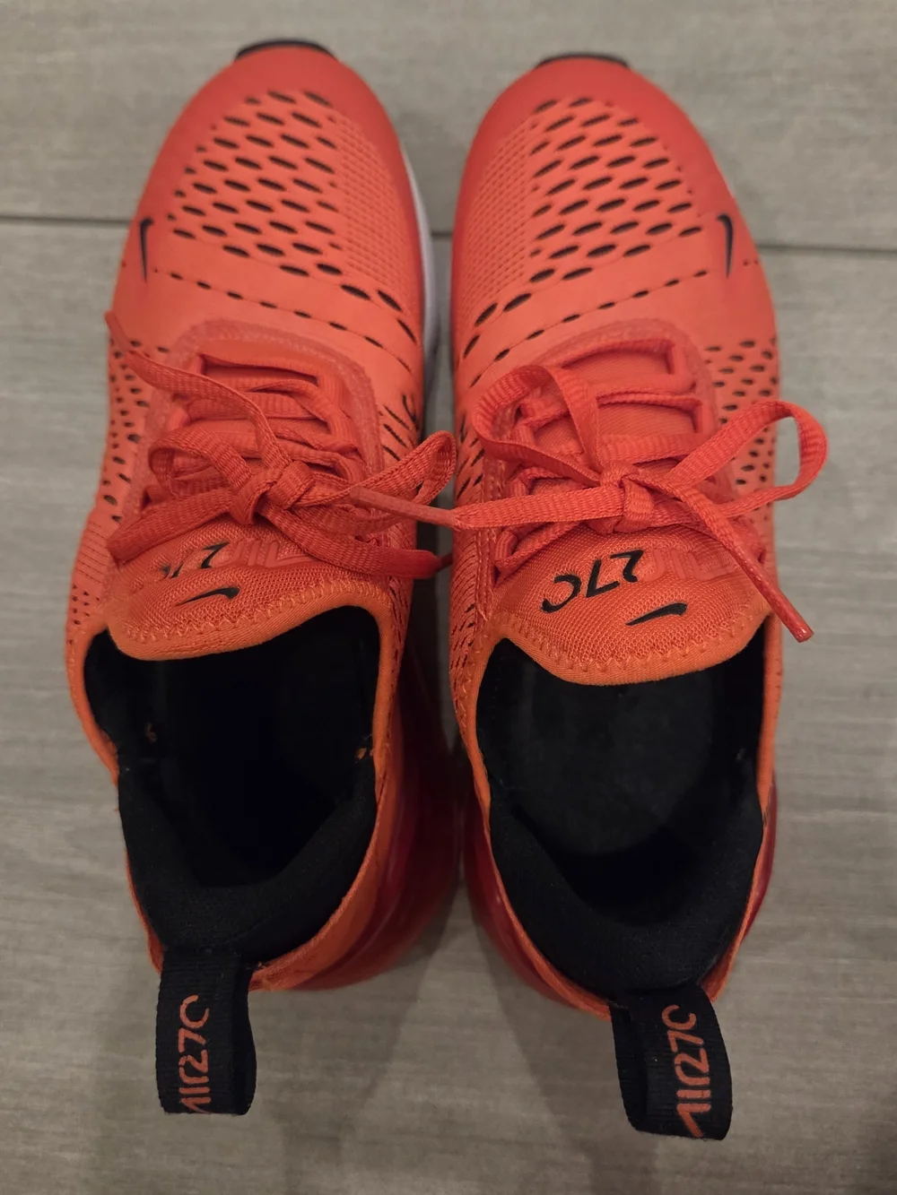 Nike Kids Air Max 270 Sneakers - Red with Black Accents